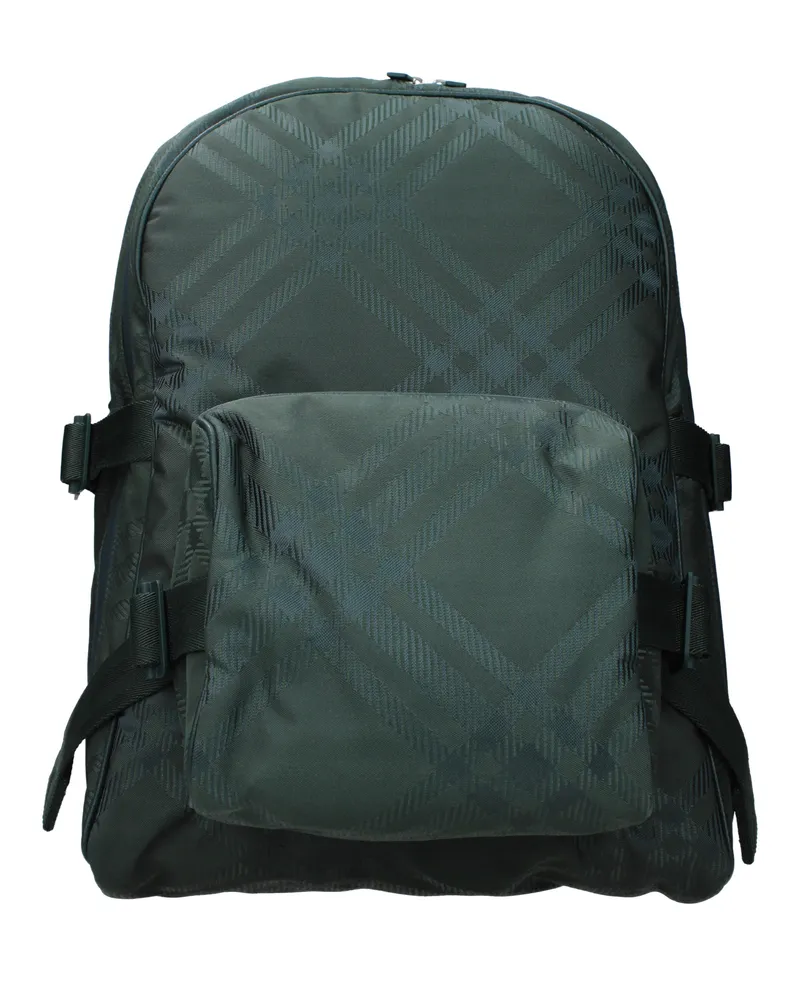 Burberry Herrens Hosen und Beutel aus grünem/vinefarbenem Stoff -