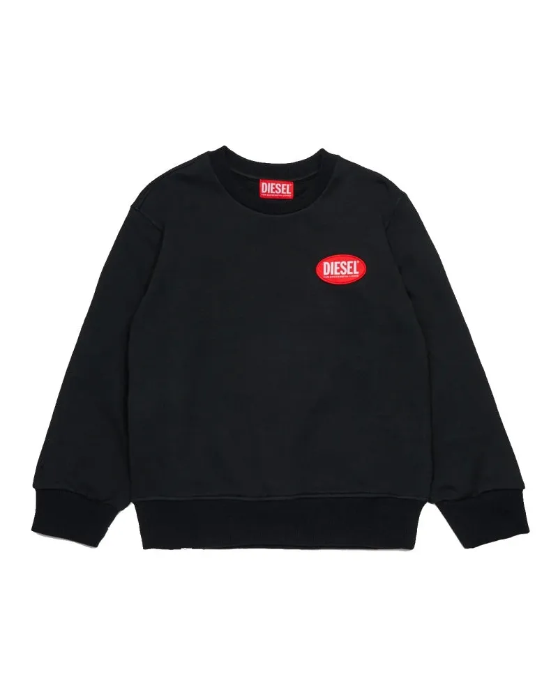 Diesel spielt über" Sweatshirt Black