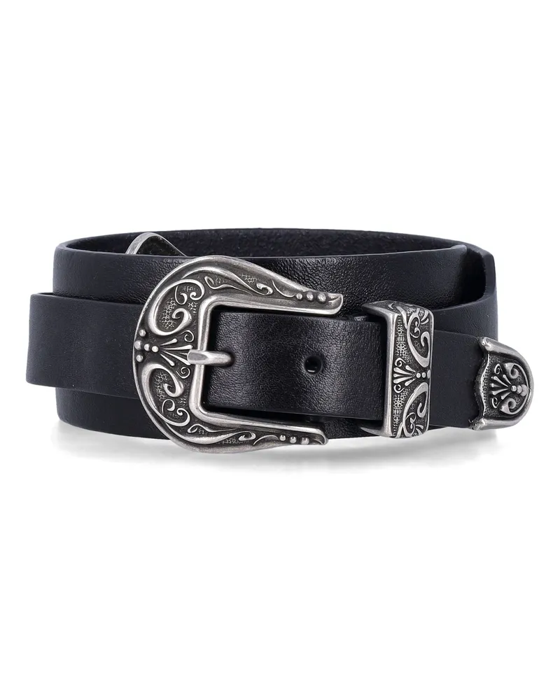 Golden Goose Gürtel Schwarz Black