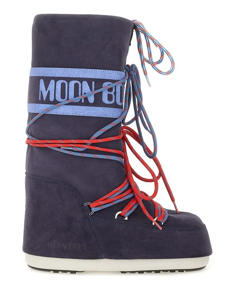 Moon Boot Symbol" -Stiefel Blue
