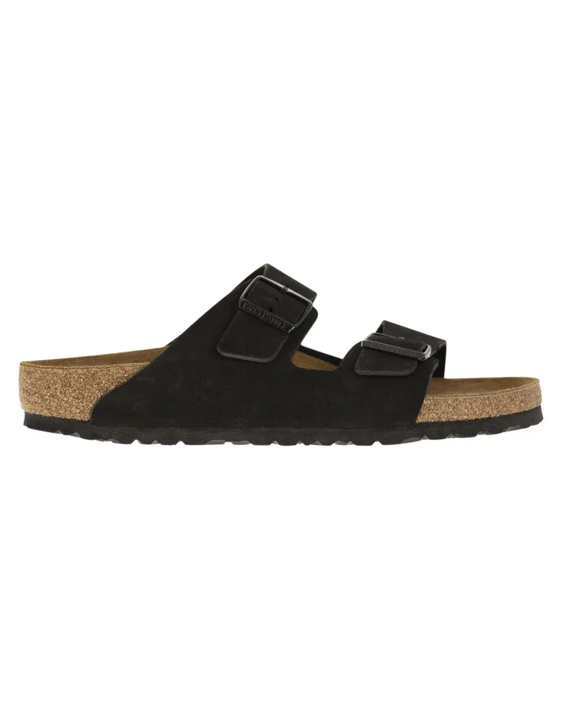 Birkenstock Arizona Wildleder -Slipper Black