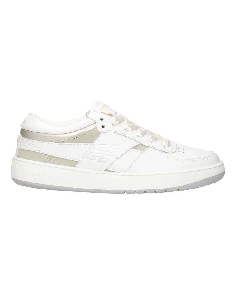 Givenchy Damens Weiße/braune Ledersneaker -