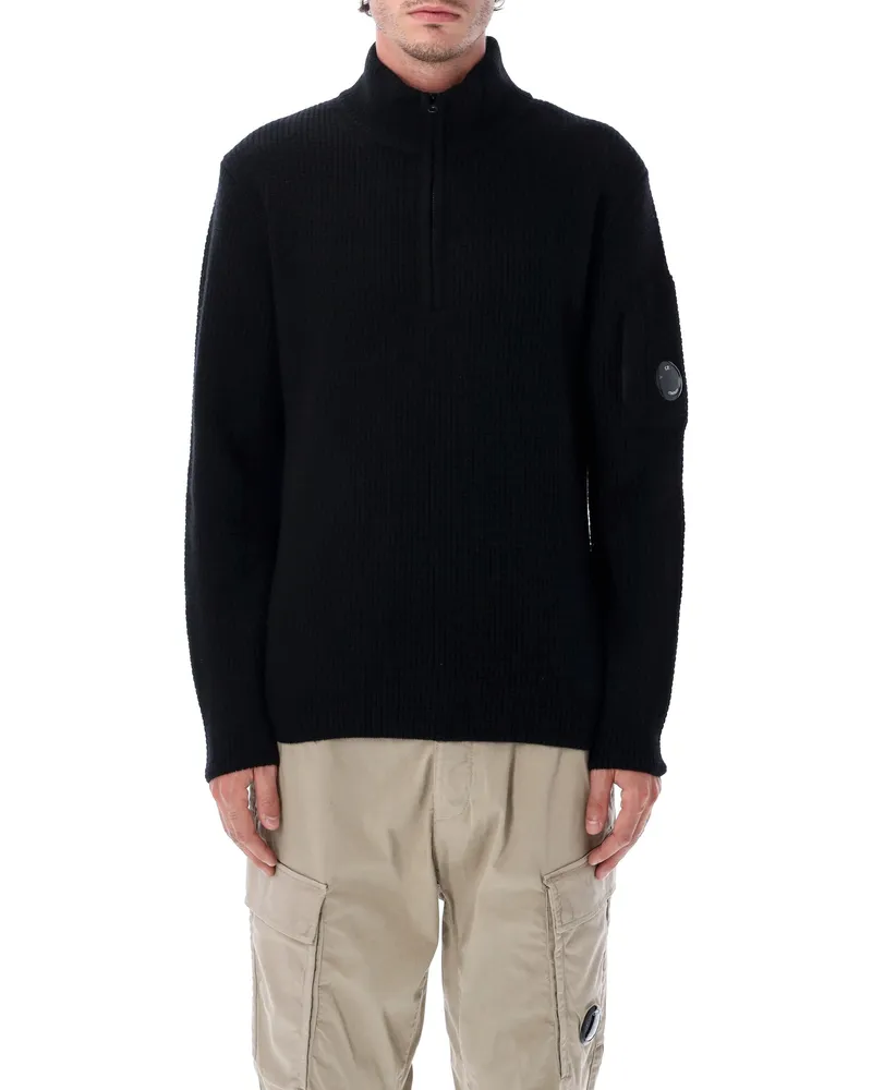 C.P. Company C.P. Firmenpullover schwarz Black