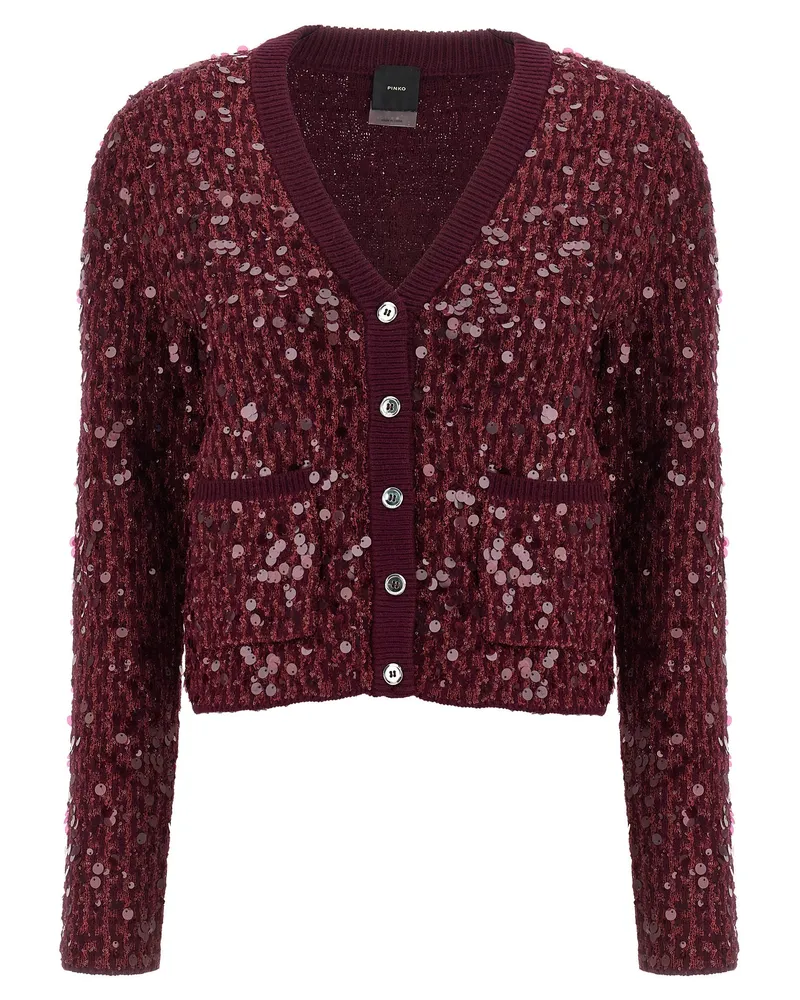 Pinko Mamma Mia' Strickjacke Bordeaux