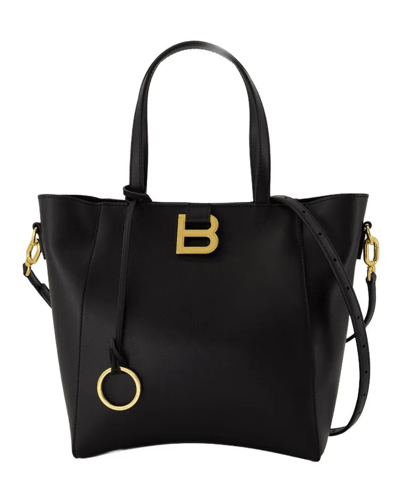 Balenciaga Hourglas weich Schwarz