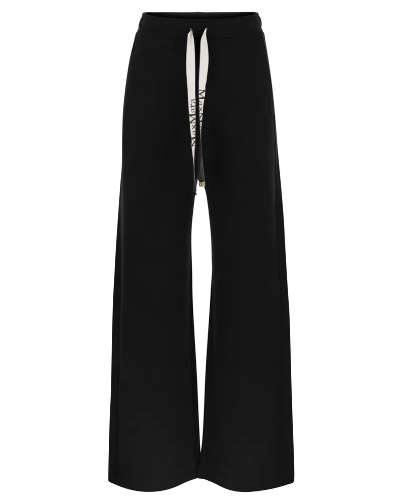 Max Mara Potenza Jersey Jogginghose Black