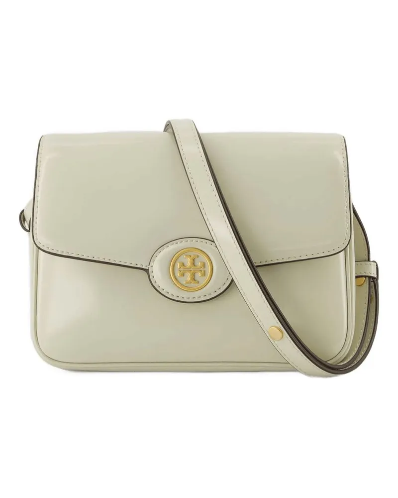 Tory Burch Robinson Hobo Bag  Shea Butter Leder Weiß