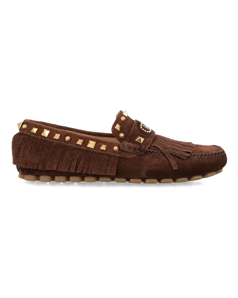 Valentino Garavani flache Schuhe Dark