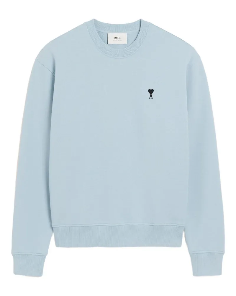 AMI Paris Ami de Coeur Baumwoll -Sweatshirt Clear