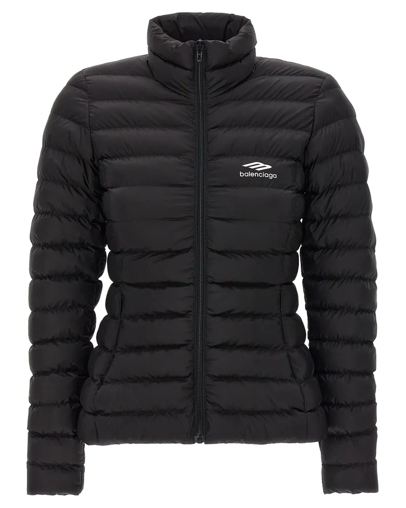 Balenciaga Skiwear' Down Jacke Schwarz