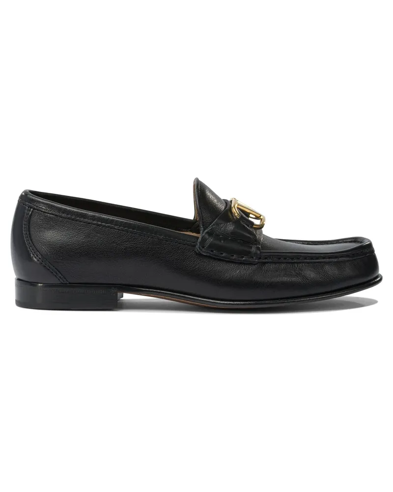 Valentino Garavani V Logo Signature“-Loafer Black