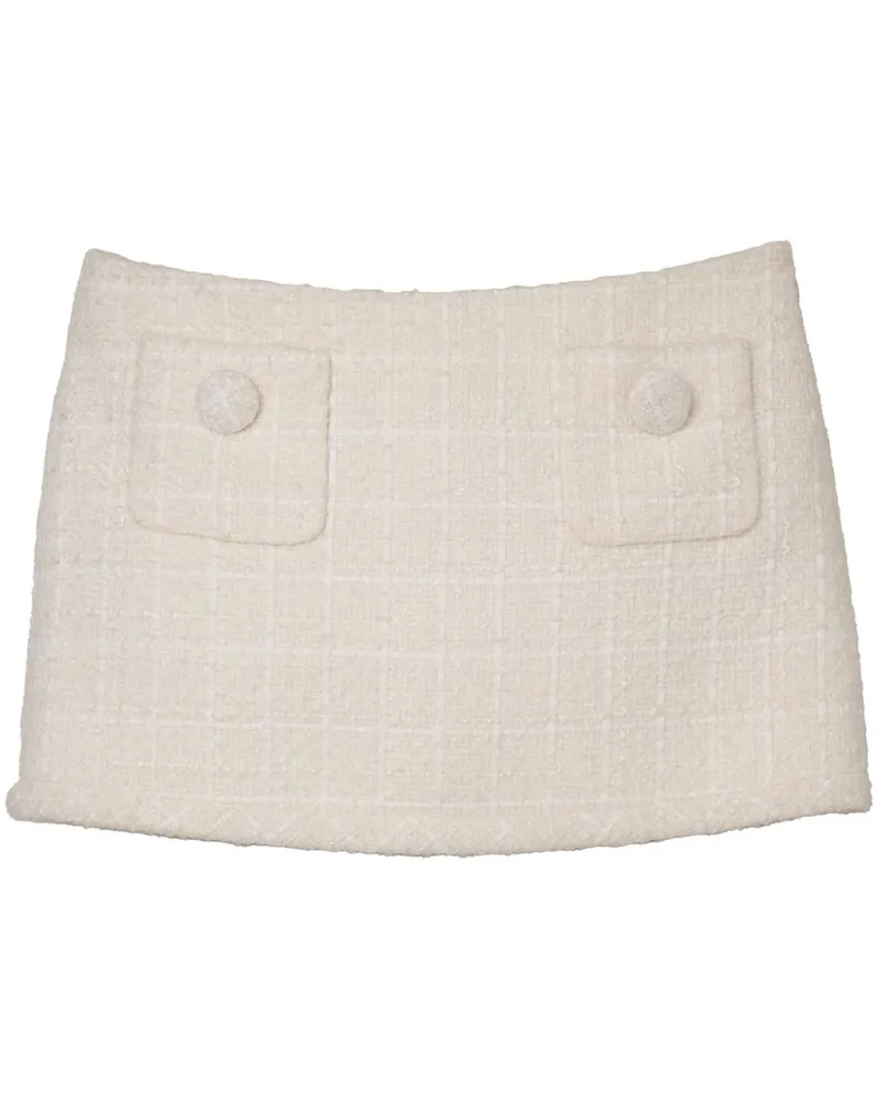 Marc Jacobs Tweed Minirock Ivory
