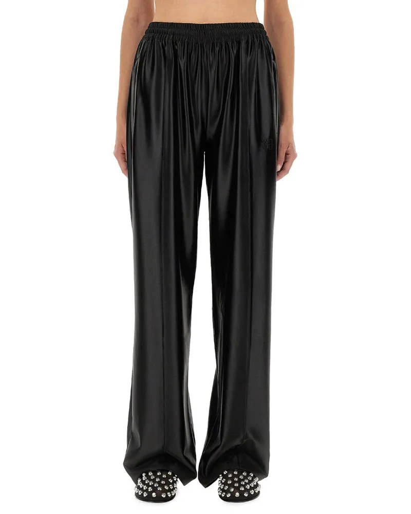 Alexander Wang Satin Faeille Sporthosen Black