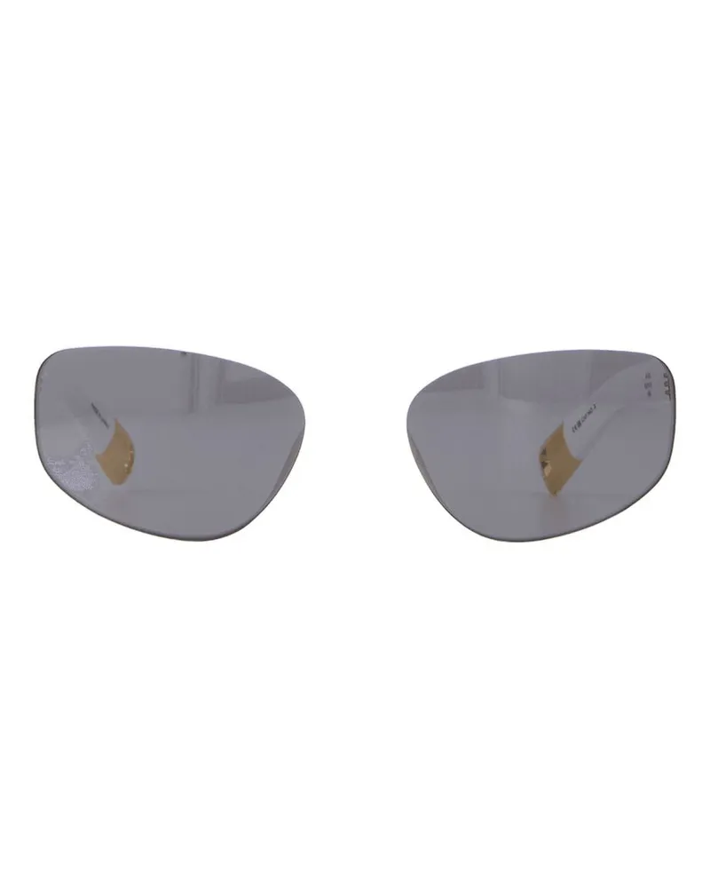 Jacquemus Gala Sonnenbrille  Acetat Weiß Weiß