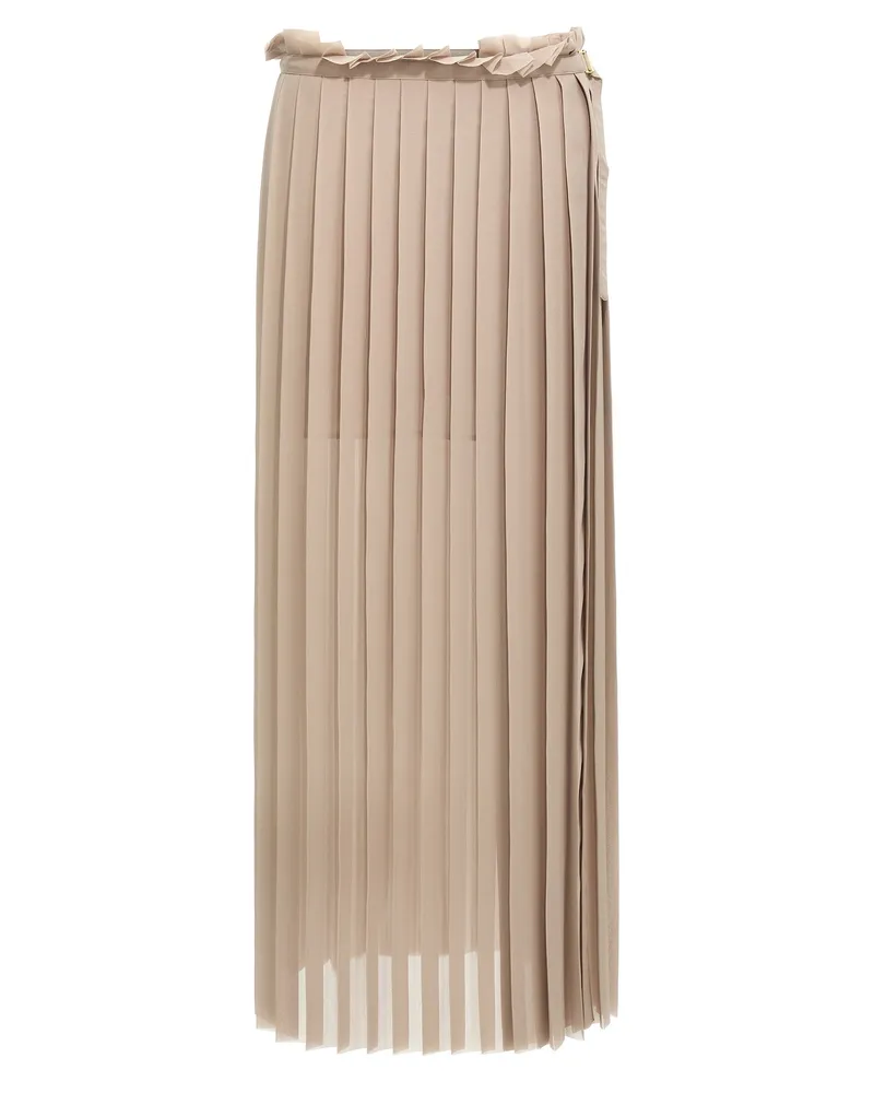 AMI Paris plissierter' Rock Beige