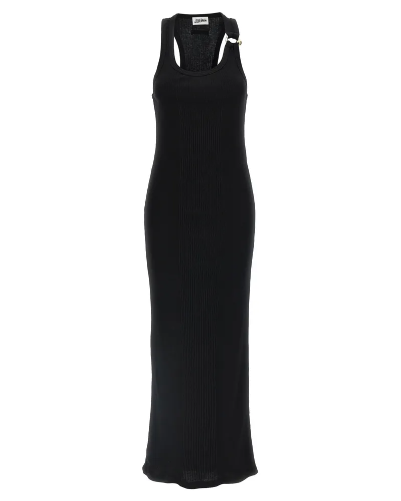Jean Paul Gaultier schwarzes Piercing' Kleid Black