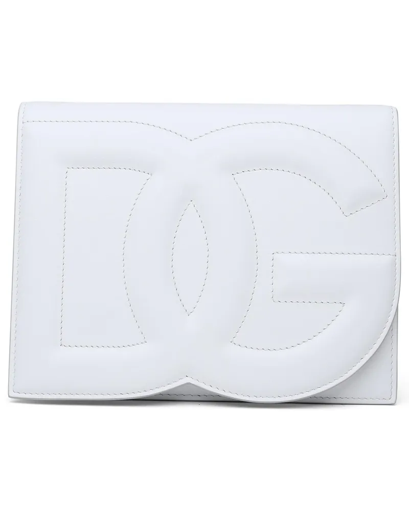 Dolce & Gabbana White Lear Tasche White