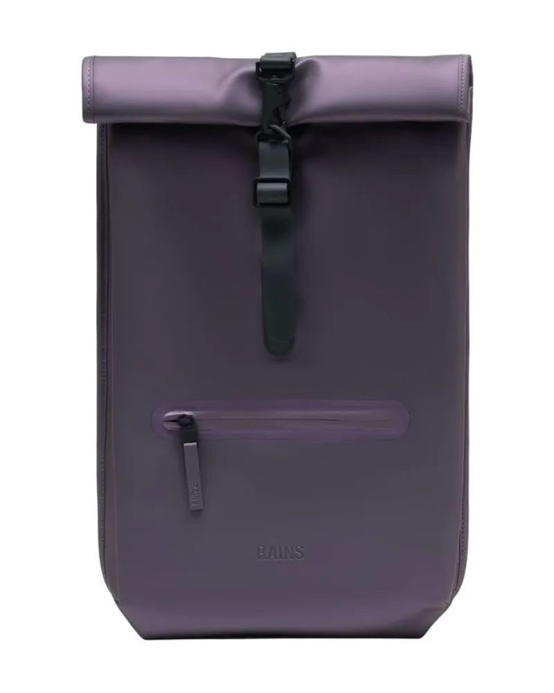 RAINS Rolltop W3 Rucksack  Synthetik Lila Lila