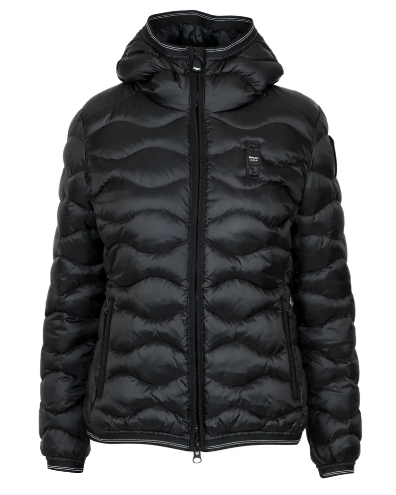 Blauer Mäntel schwarz Black