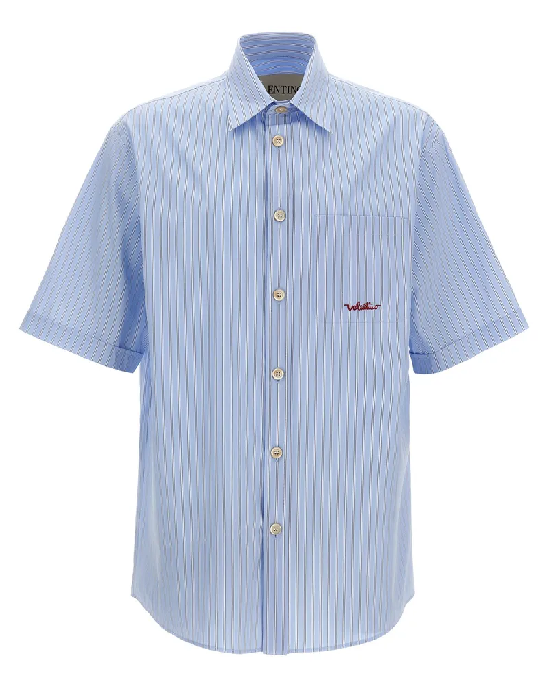 Valentino Garavani Valentino Garavani 'Vlogo' Stickhemd Multicolor