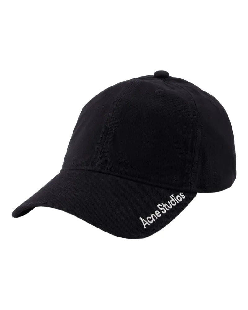 Acne Studios Carliy Cap  Baumwollschwarz Schwarz