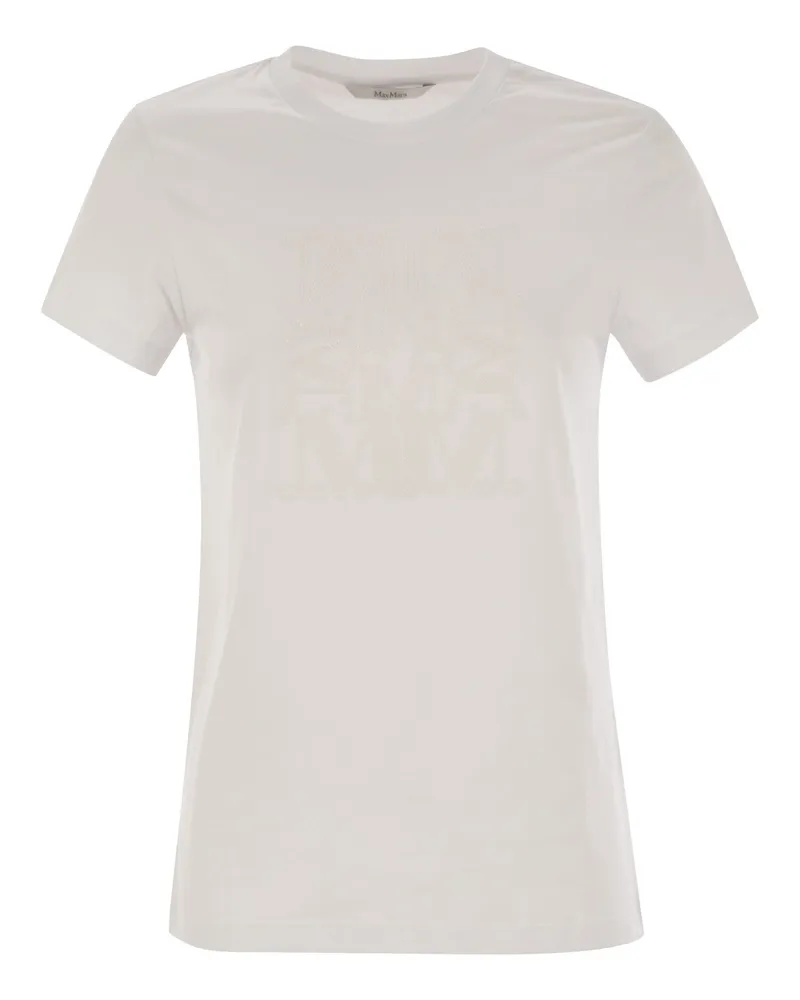Max Mara Giovane Max Marabesque T -Shirt in Baumwolle Optical