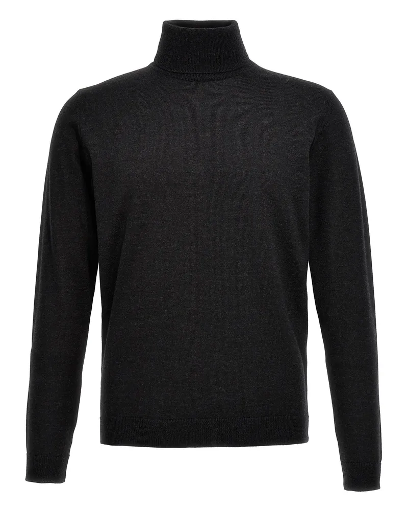Roberto Collina Wolle Rollkragenpullover Pullover Gray