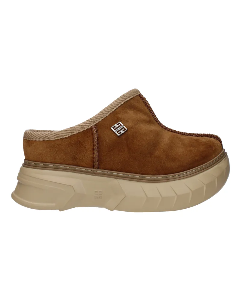 Givenchy Pantoffeln und Hufe Marshmallow Frau Wildleder Brown -