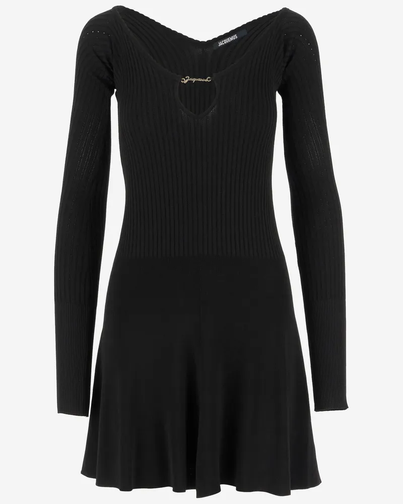Jacquemus la Mini Robe Pralù Black