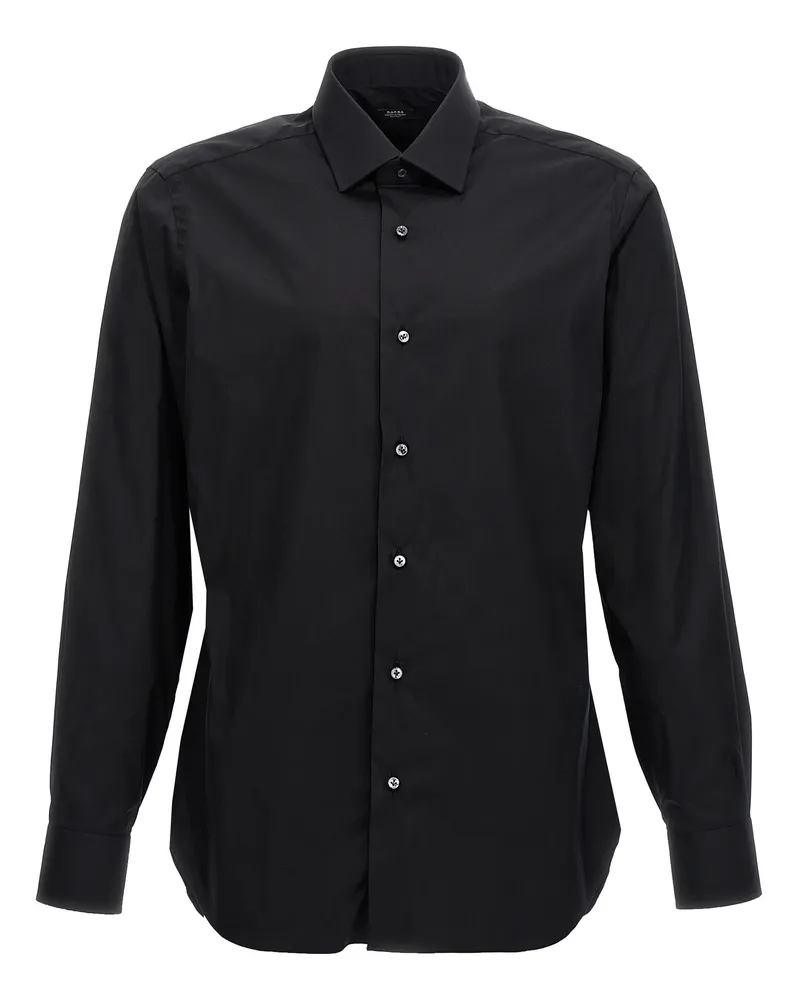 BARBA Poplin Shirt Black