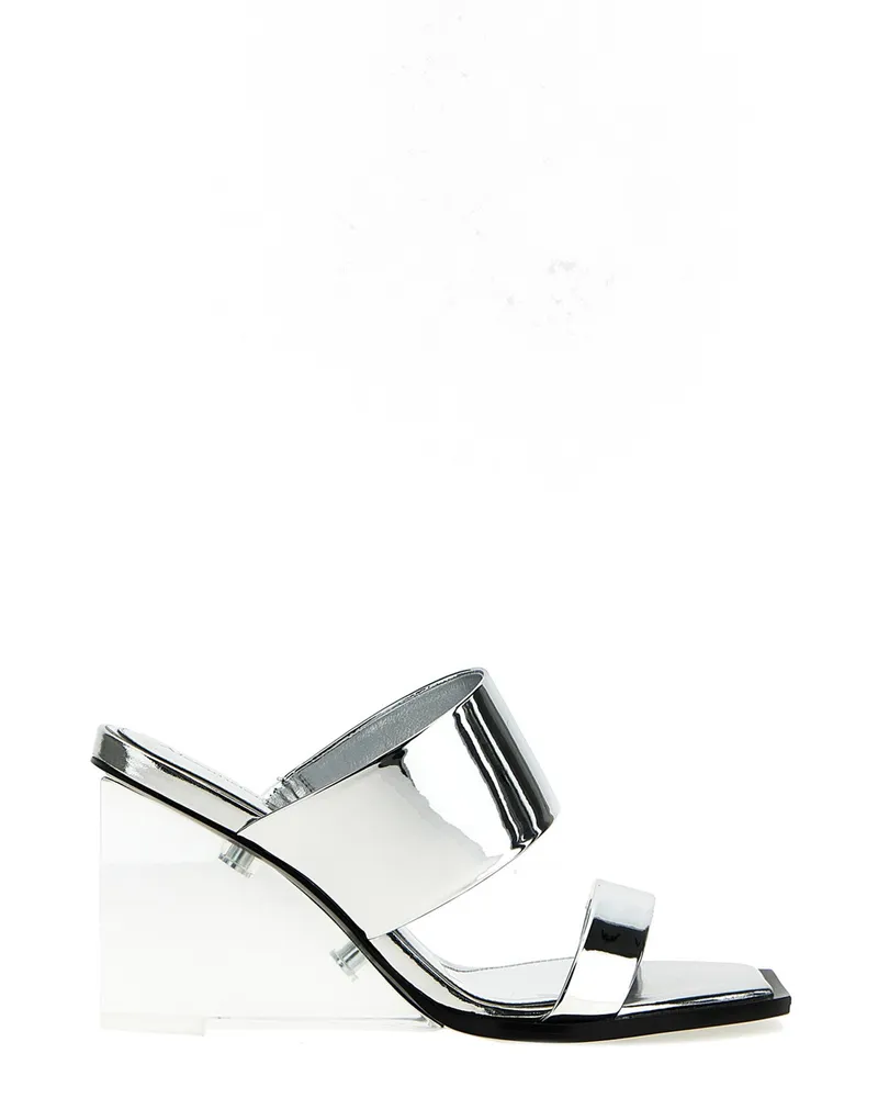 Alexander McQueen Mirror' Sandalen Silver