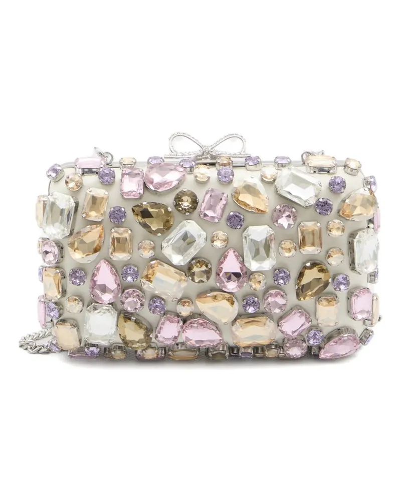 Self-Portrait Selbstporträt-Clutch mit Kristallverzierung Multicolour