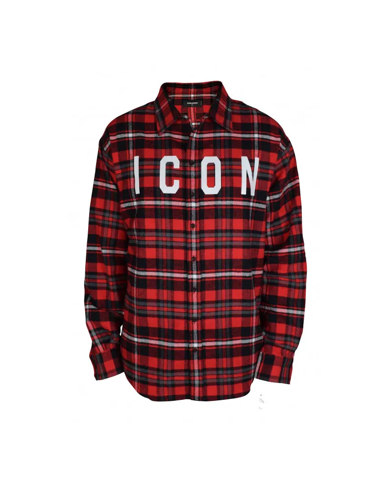 Dsquared2 Flanellhemd Red