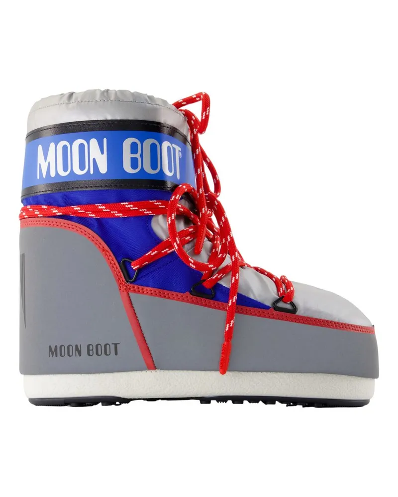 Moon Boot Icon Low Space Racing Stiefeletten  Synthetik Mehrfarbig Multicolor