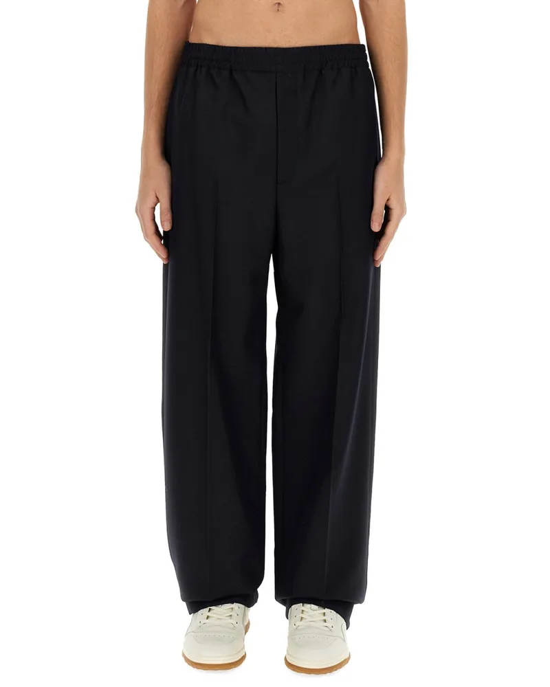 Gucci Woll -Twill -Jogginghose Blue