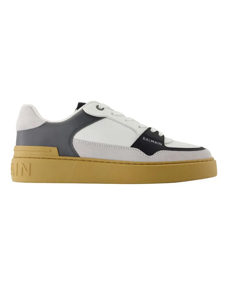 Balmain B Court Flip Sneakers  Ledergrau grau Grey