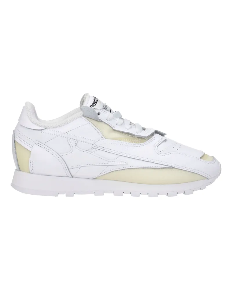 Maison Margiela Sneakers Reebok Damens Weißes Leder -