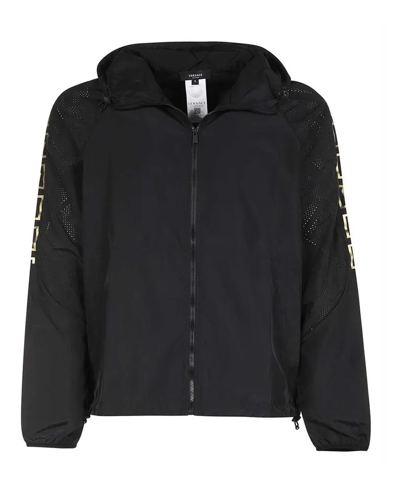 Versace Versace Greca Motivjacke Schwarz
