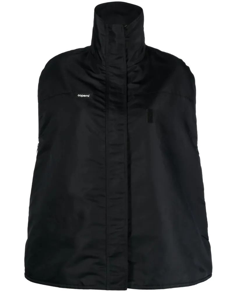 COPERNI Logo Bomber Cape Schwarz