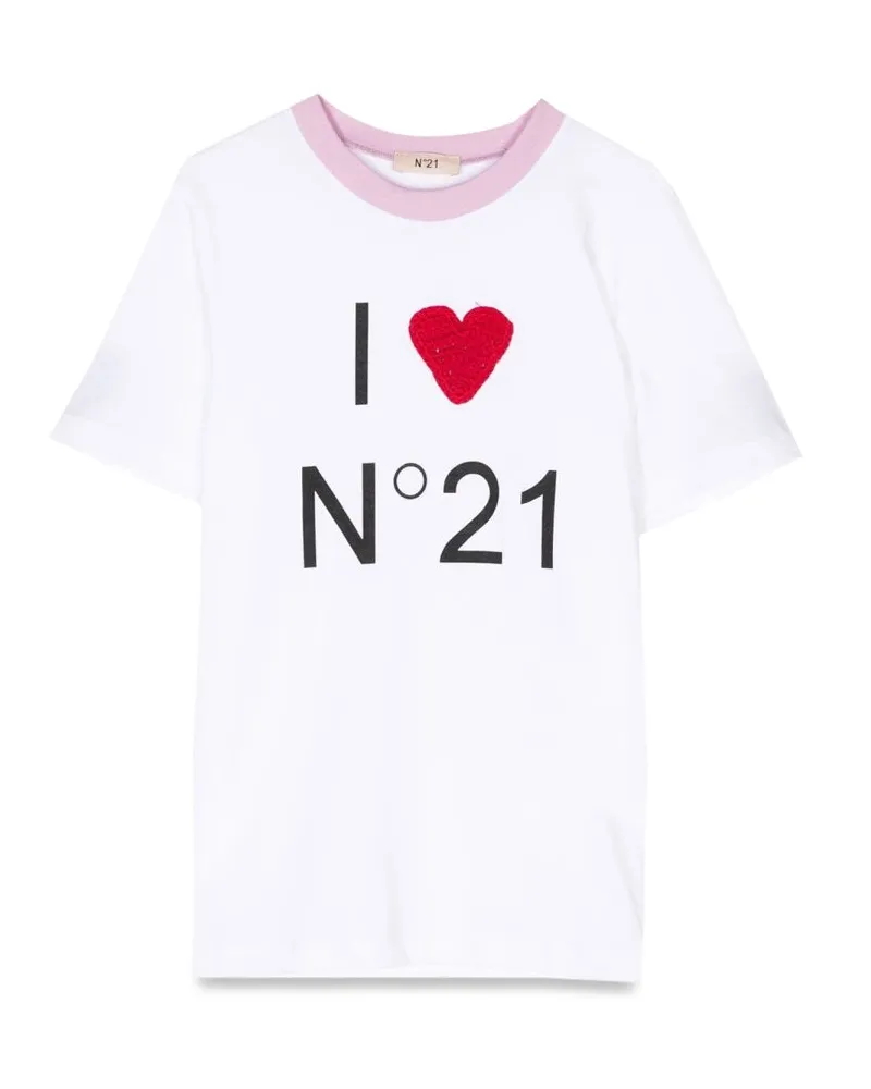 N° 21 N ° 21 T Shirt Mc Ich liebe N21 White