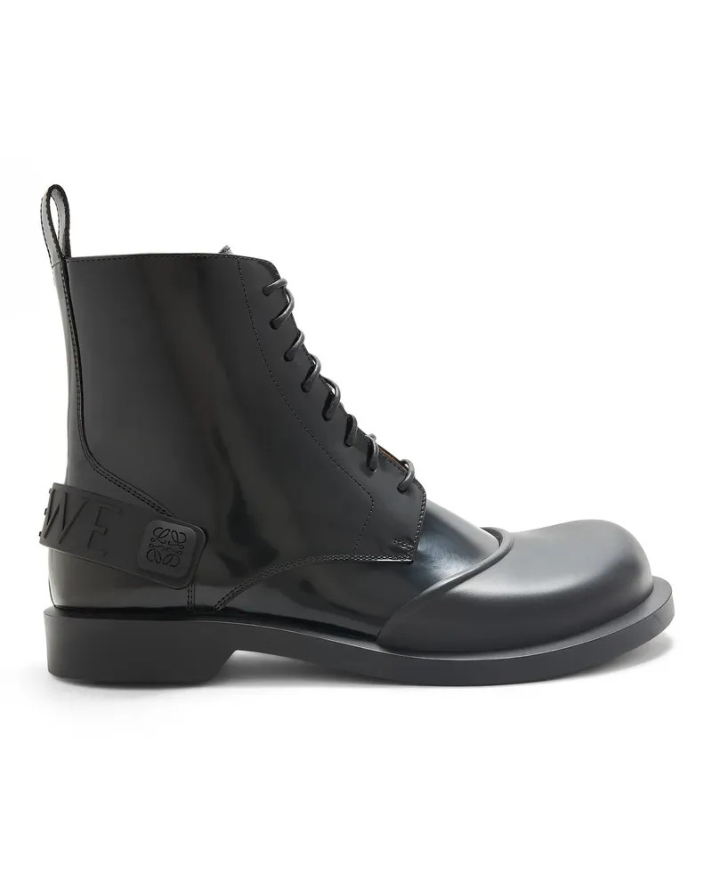 Loewe Leder Schnürstiefel Black