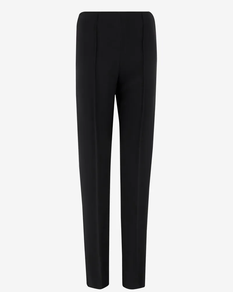 Giorgio Armani Stretch Viskose Hosen Black