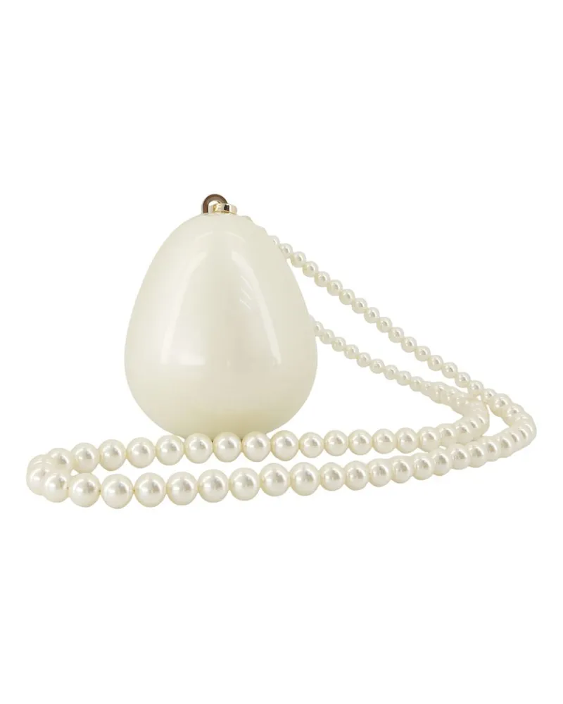 Simone Rocha Micro Eggbody  Synthetic White Weiß