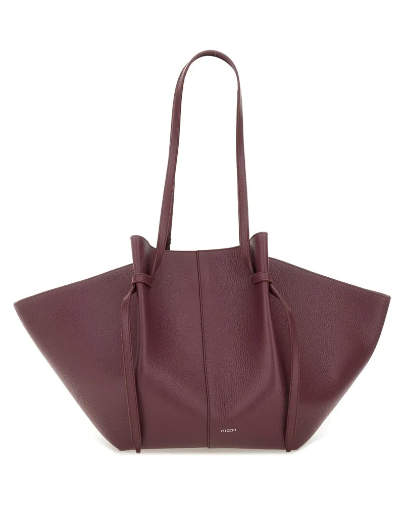 YUZEFI großer "Mochi" -Tasche Bordeaux