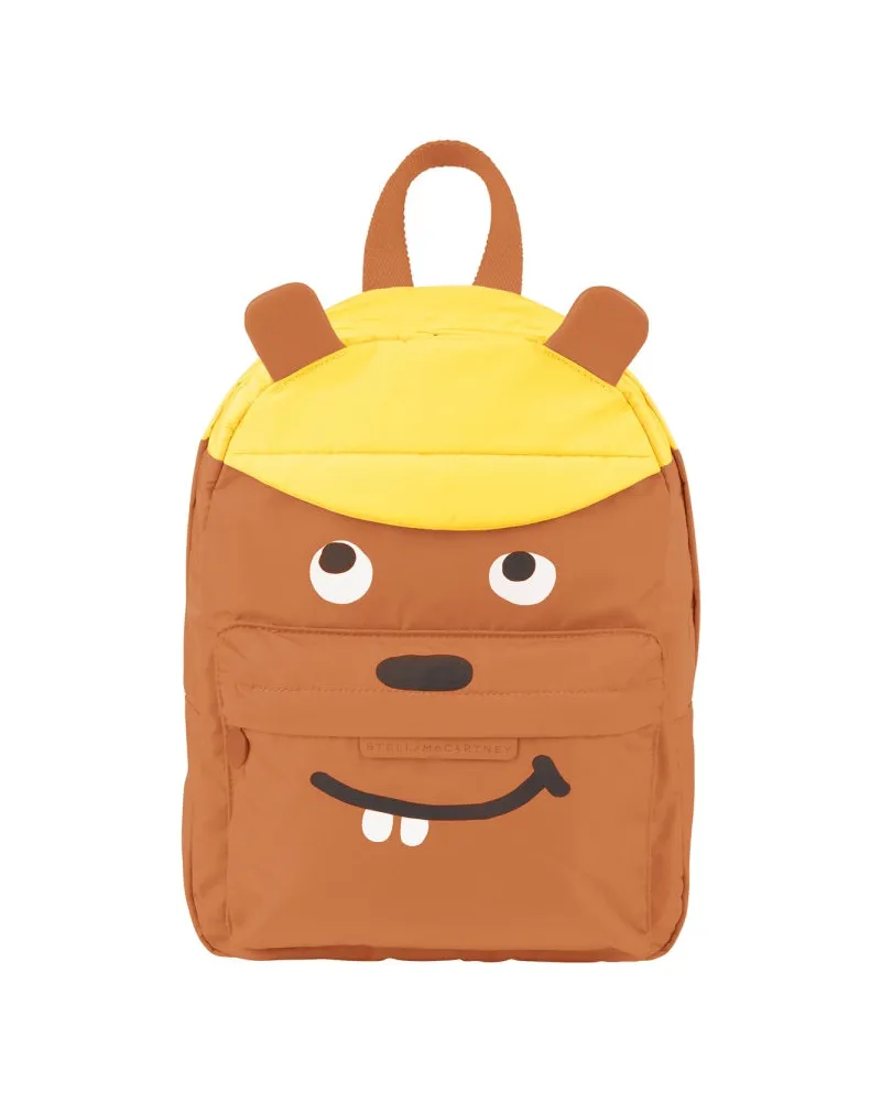 Stella McCartney Stella Mc Cartney "Smiling Bear" Rucksack Brown