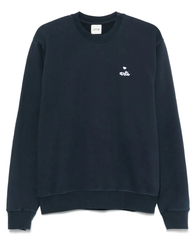 Arte Antwerp Kunst Antwerpen kleiner Herz- und Logo -Crewneck 