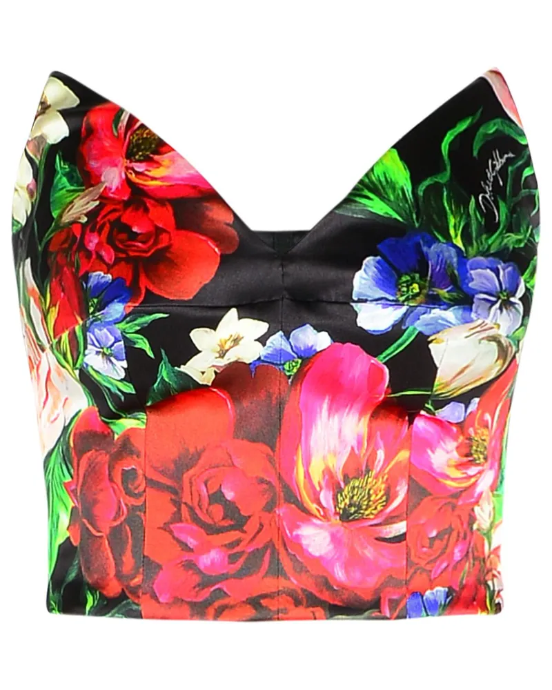 Dolce & Gabbana Multicolor Viskose Top Multicolor