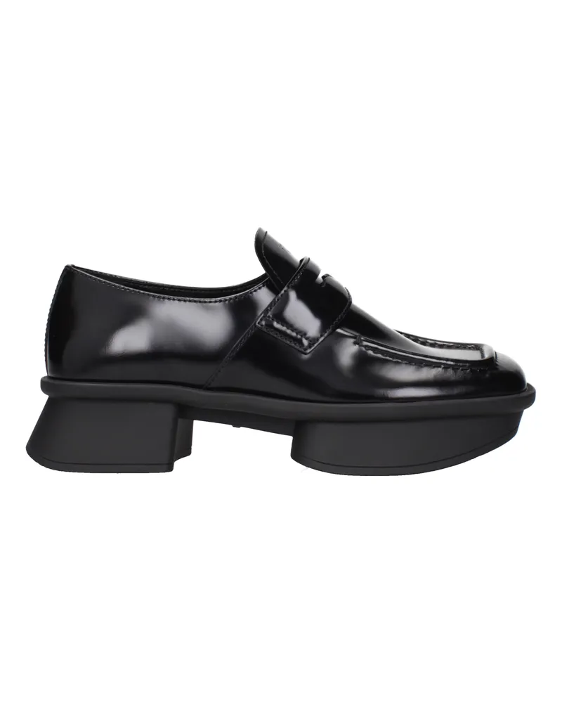 Prada Re Edition 1999 Damens Schwarze Leder-Loafer -