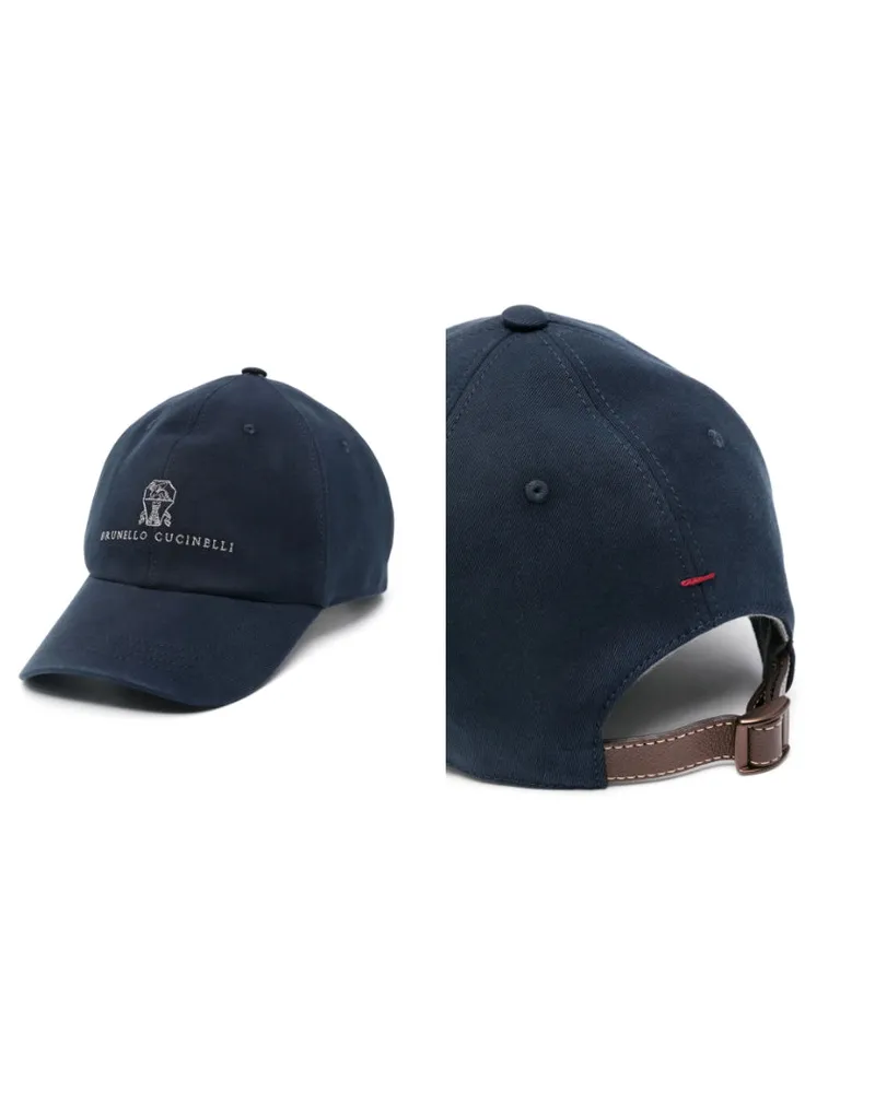 Brunello Cucinelli Hüte blau Blue