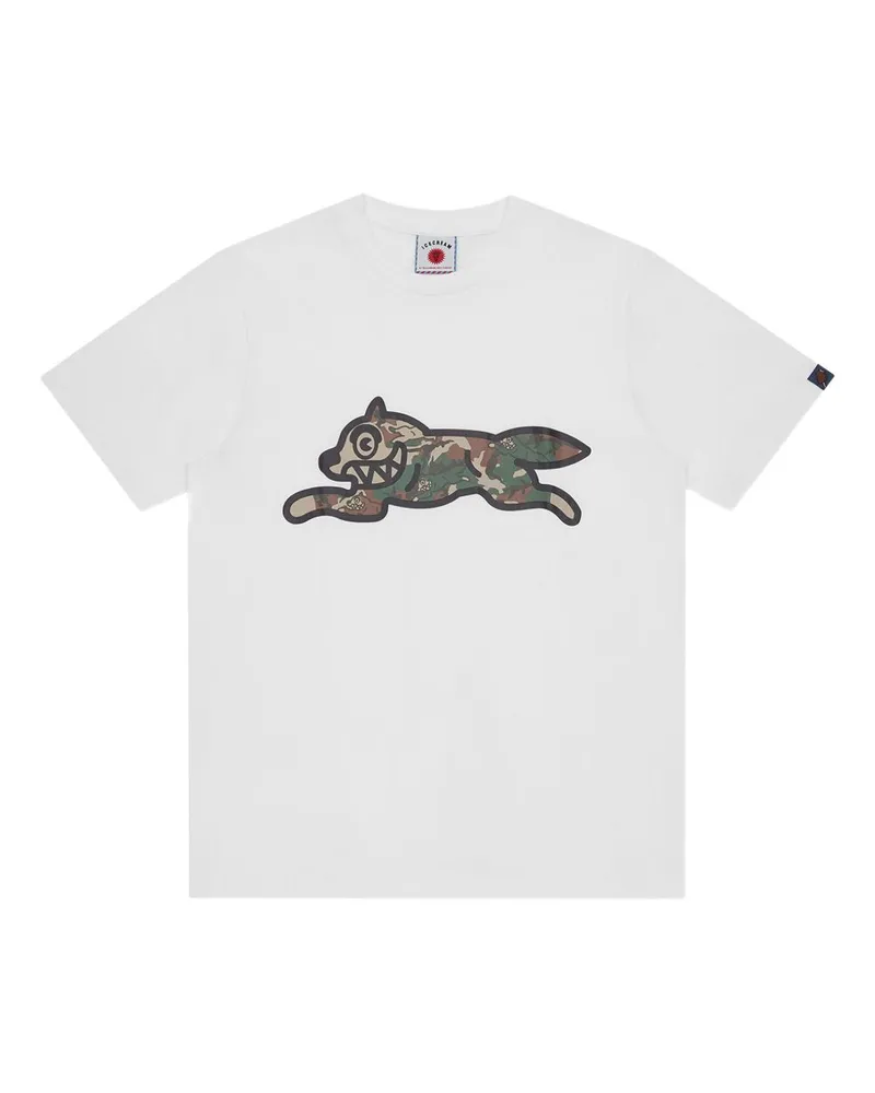 ICECREAM Eiscream Running Dog Cotton T -Shirt White